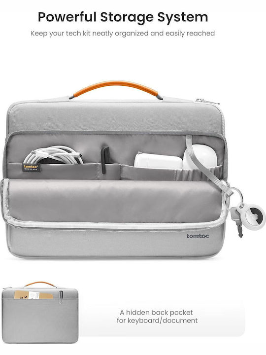 tomtoc Defender-a14 Bag for Laptop Gray