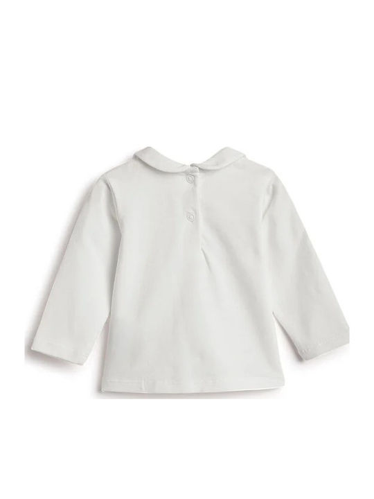 Kinderkleid Langärmelig Samt Set mit Bluse Braun