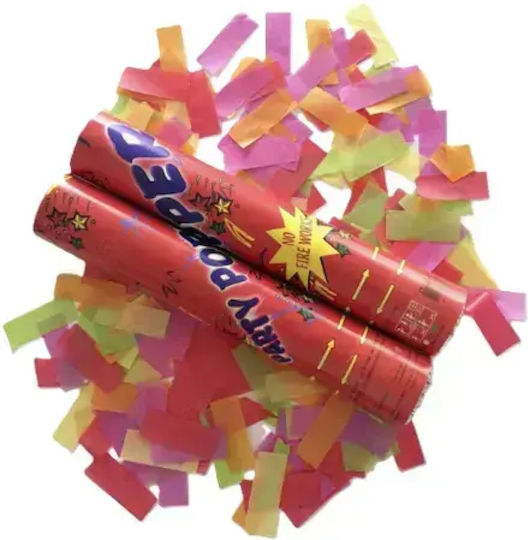 Party Popper Confetti Multicolour 40gr