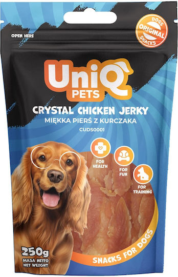 Uniq Λιχουδιά Λιχουδιά Σκύλου με Κοτόπουλο 250gr