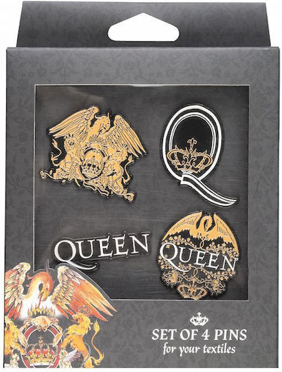 Σετ 4 Κονκάρδες Queen