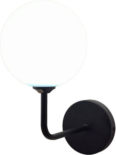 Pakketo Modern Wall Lamp with G9 Socket Black 15x25 cm