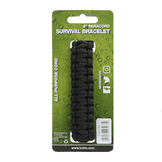 BCB Bcb Survival Bracelet 9 Inch Black