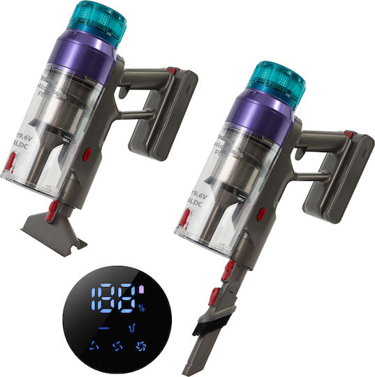 Primo Rechargeable Stick Vacuum 29.6V Turquoise PRVC-40507