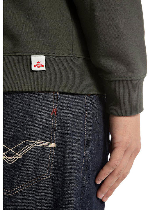 Sweatshirt with Hood Khaki