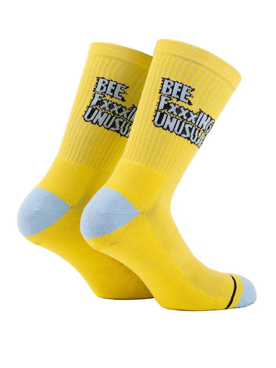 Bee. Unusual. Fxxxing Socks Yellow