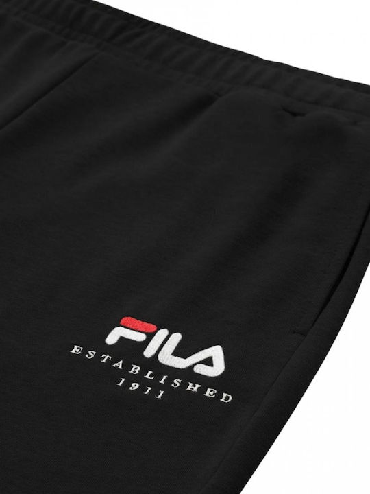 Men's Sweatpants with Elastic Black