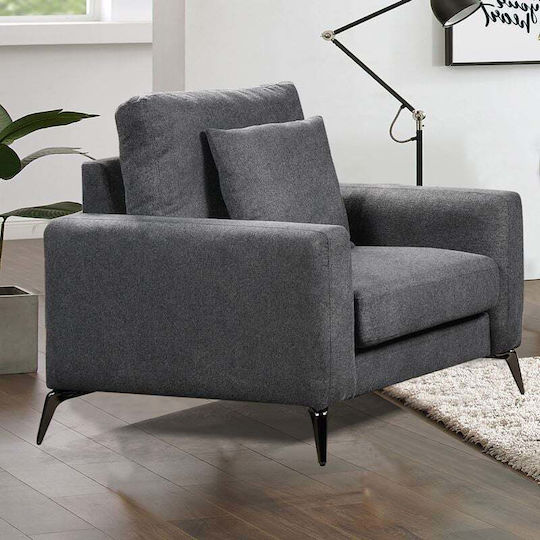 Μπερζέρα Tipo 101x88x92cm Γκρι
