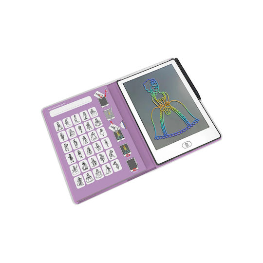 Kidywolf Таблет За Рисуване LCD Екран 30 Карти Princess