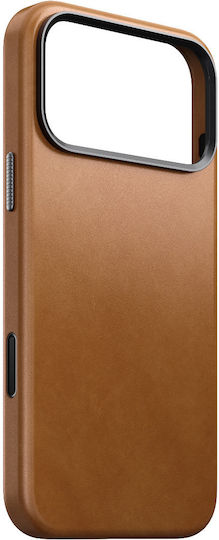Nomad Umschlag Rückseite Leder 1.15mm Braun (iPhone 17 Pro Max)