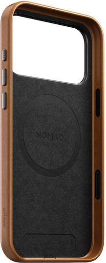 Nomad Umschlag Rückseite Leder 1.15mm Braun (iPhone 17 Pro Max)
