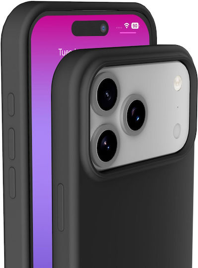 Cellular Line Задна Корица Силикон Черна (iPhone 17 Pro)