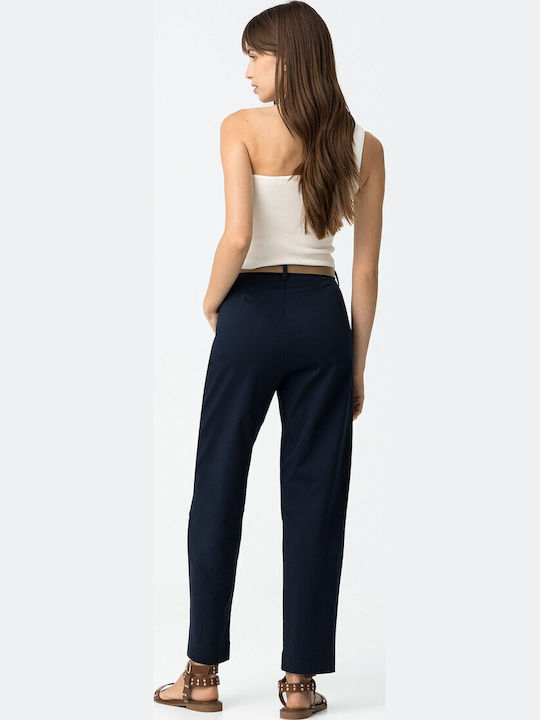 Women's Fabric Trousers Blue