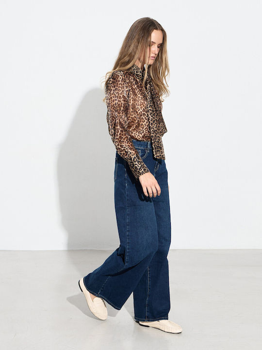 High Waist Women's Jean Trousers Denim