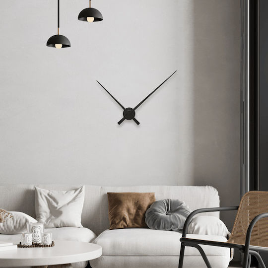 Nextime Αθόρυβο Ρολόι Τοίχου Μεταλλικό Μαύρο Ø85cm Nextime Αθόρυβο Ρολόι Τοίχου Μεταλλικό Μαύρο Ø85cm