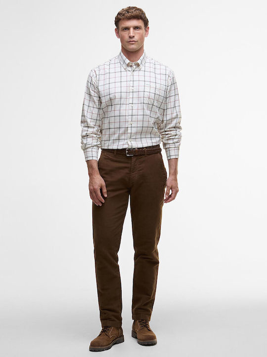 Deepfell Long-sleeved Cotton Shirt Off White