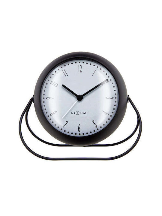 Nextime Επιτραπέζιο Ρολόι με Ξυπνητήρι Λευκό 5245ZW