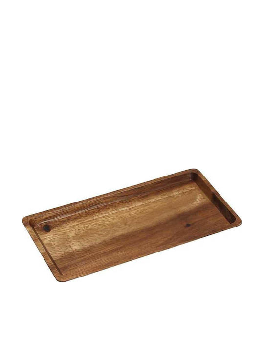 Yuk Ξύλινος Δίσκος Σερβιρίσματος 15x25x1.5cm