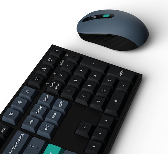 Keychron B36 Combo KCBD2-GR Kabelloses Bluetooth Tastatur & Maus Set Griechisch Kompatibel mit Mac
