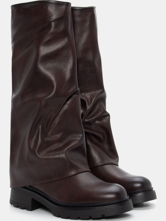 Cizme dama Burgundy