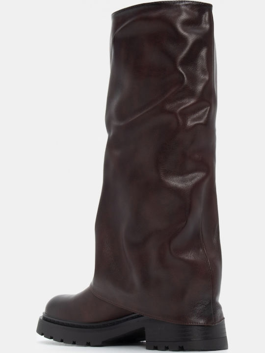 Cizme dama Burgundy