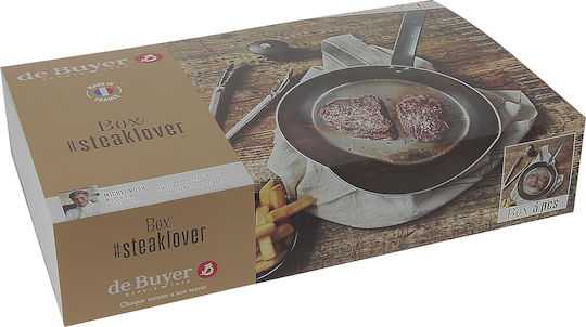 De Buyer Steak Lover Тиган от Въглеродна Стомана 26см