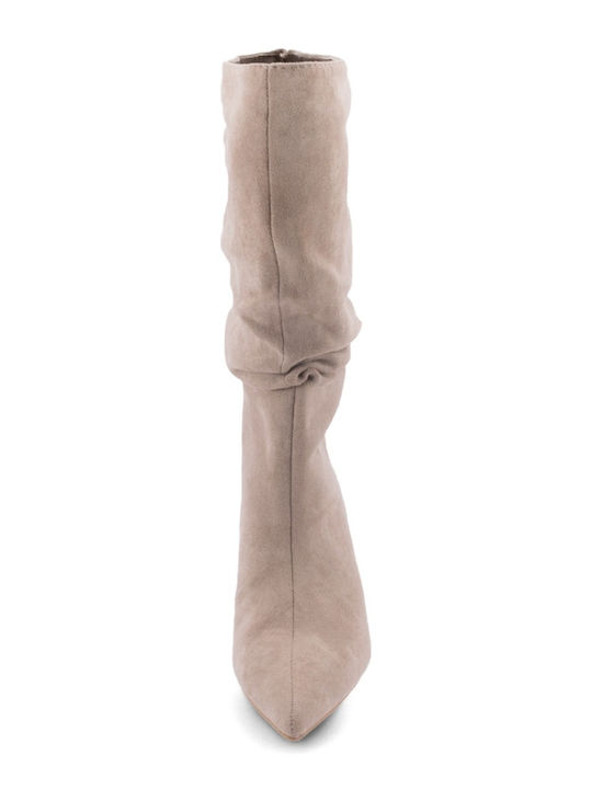 Suede Women's Boots Brown