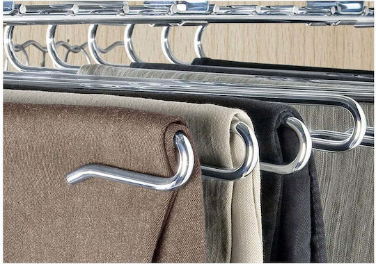 Wenko Wardrobe Hanger for Pants Metallic Gray 5971100 1pcs