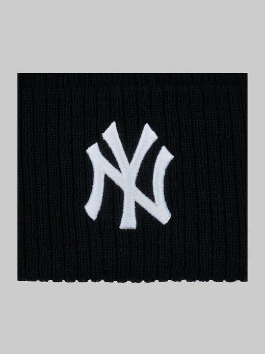 New York Yankees Beanie Γυναικείος Σκούφος Πλεκτός σε Μαύρο χρώμα