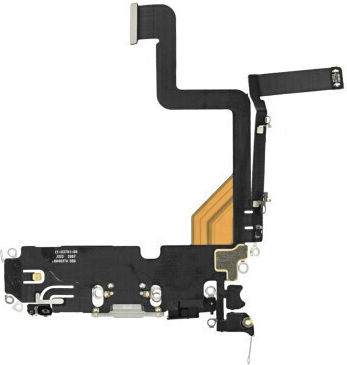 Kabel mit Anschluss zum Aufladen in Silber Farbe für iPhone 14 Pro