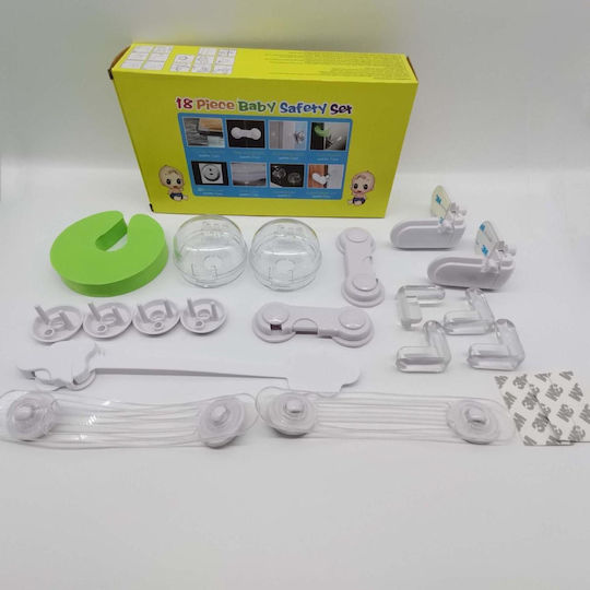OptiSmart Cabinet & Drawer Lock with Sticker made of Plastic 1pcs