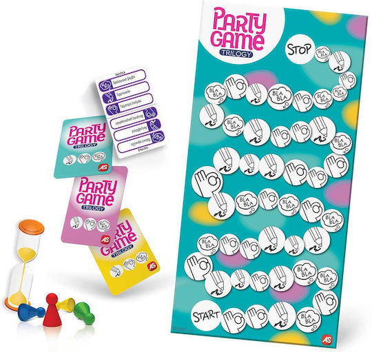 Настолна игра Party Game Trilogy за 3-16 играчи 8+ години AS