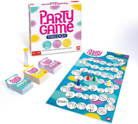 Настолна игра Party Game Trilogy за 3-16 играчи 8+ години AS