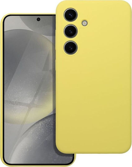 Partner Задна корица Силикон 2мм Жълт (Galaxy S24 FE)