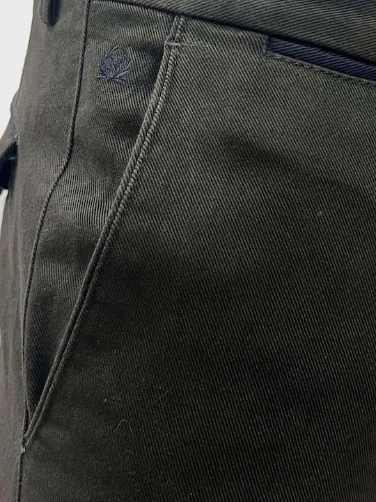 Trousers Chino in Slim Fit Dark Khaki