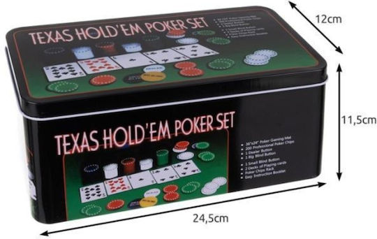Poker Chip in Metallic Box
