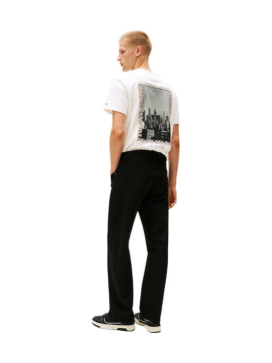 Otis Men's Jeans Pants with Regular Straight Fit Black