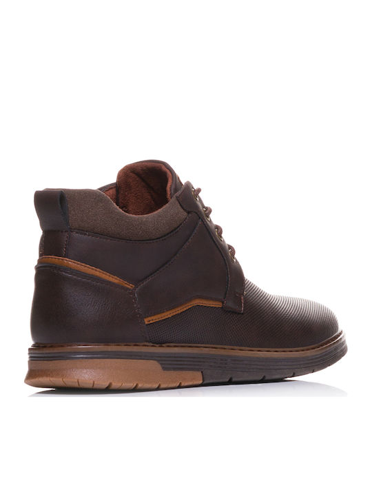 Leather Brown Men's Boots