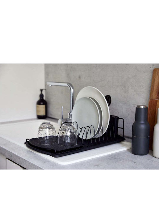 Wenko Sink Strainer Inox Black 47x26x11cm