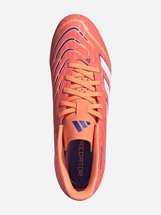 adidas Predator Club Football Shoes with Cleats Orange