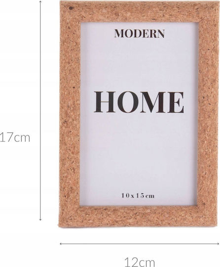 Home&Styling Collection Kunststoff Fotorahmen mit Braunen Rahmen