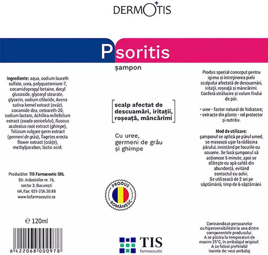 Tis Farmaceutic Σαμπουάν κατά της Πιτυρίδας 120ml