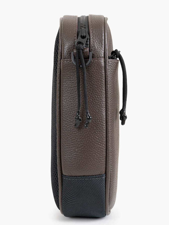 Leather Men's Bag Shoulder / Crossbody Brown
