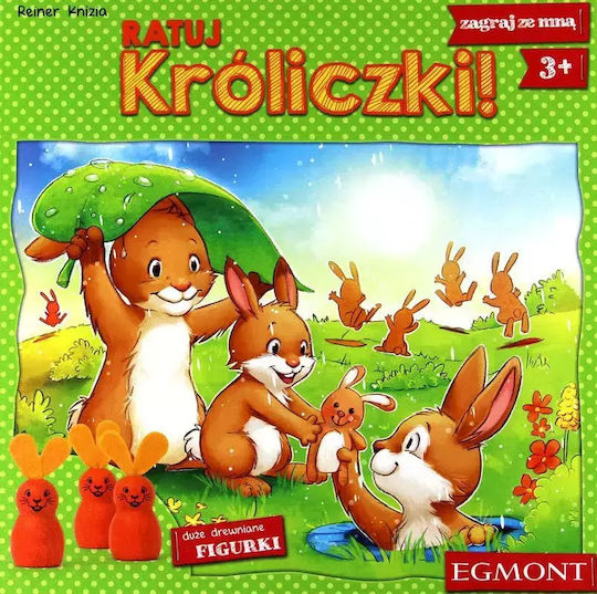 Board Game Save the Bunnies for 2-5 Players 3+ Years Old (PL) Egmont