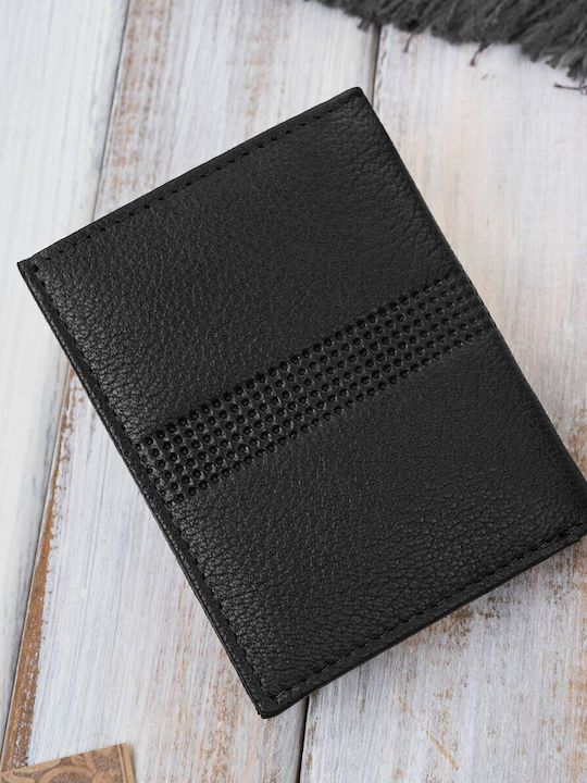 Дървен Мъжки Портфейл с RFID Черен