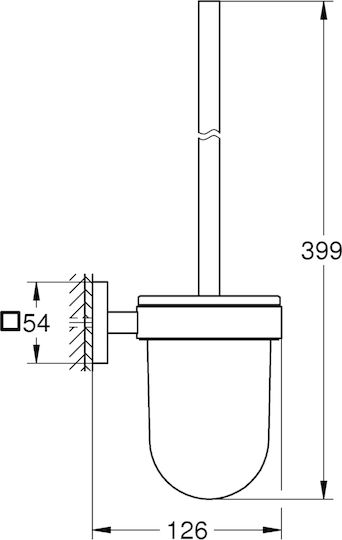 Grohe Glass Toilet Brush