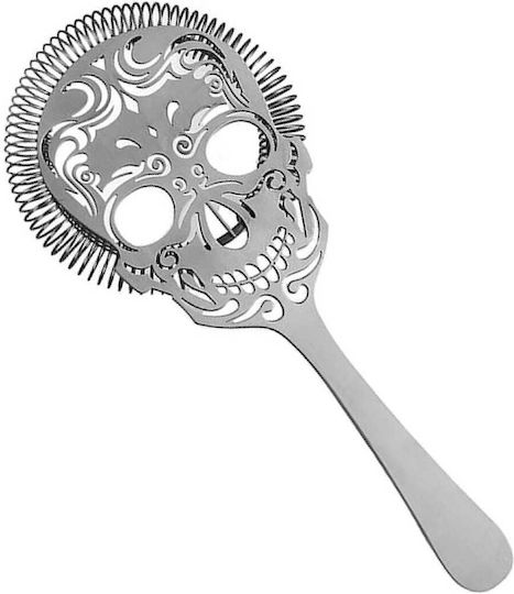 Foam Collector Tattoo Skull Bar Hawthorn Stainless Steel 18/10