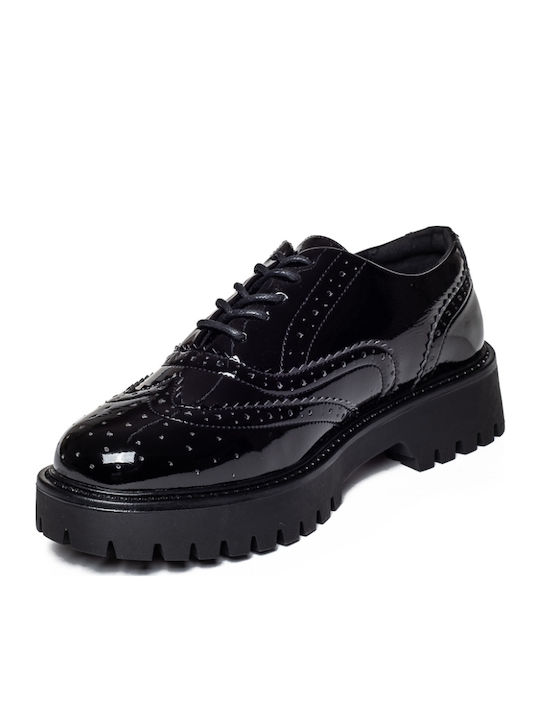 Damen Oxfords in Schwarz Farbe