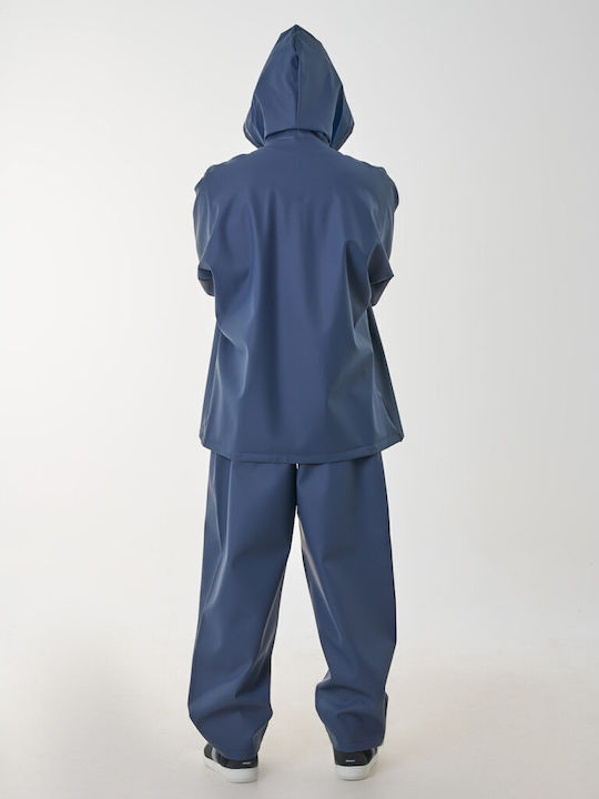Anorak Αδιάβροχο Κοστούμι Levante Long Μπλέ