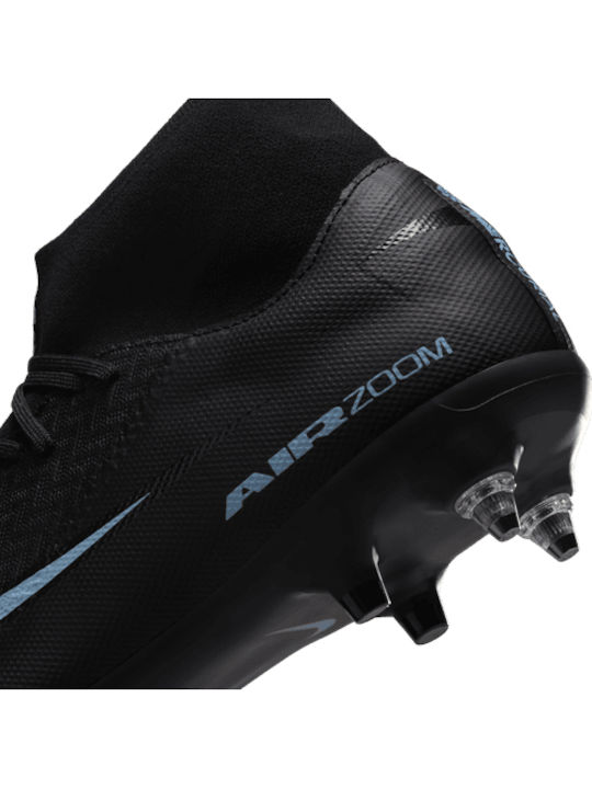 Nike Zoom Superfly 10 Acad Football Shoes with Cleats Black